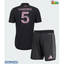 Inter Miami Casemiro #5 Bortedraktsett Barn 2026-27 Kortermet (+ Korte bukser)
